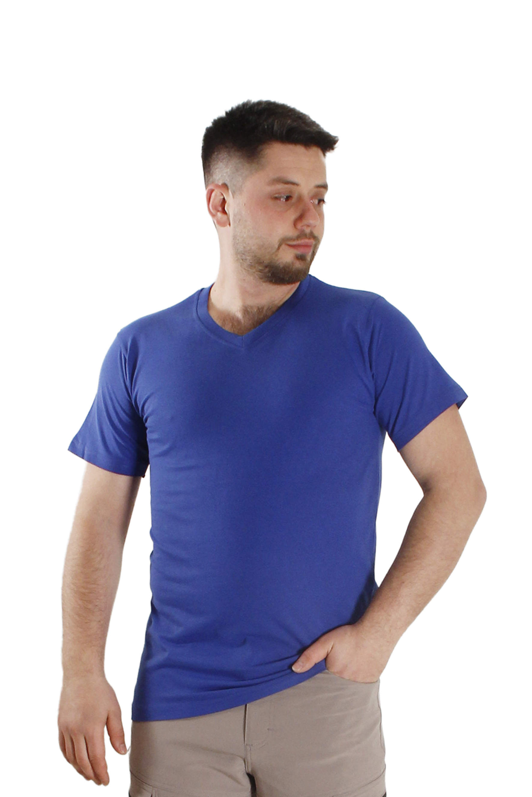 V Yaka T-Shirt
