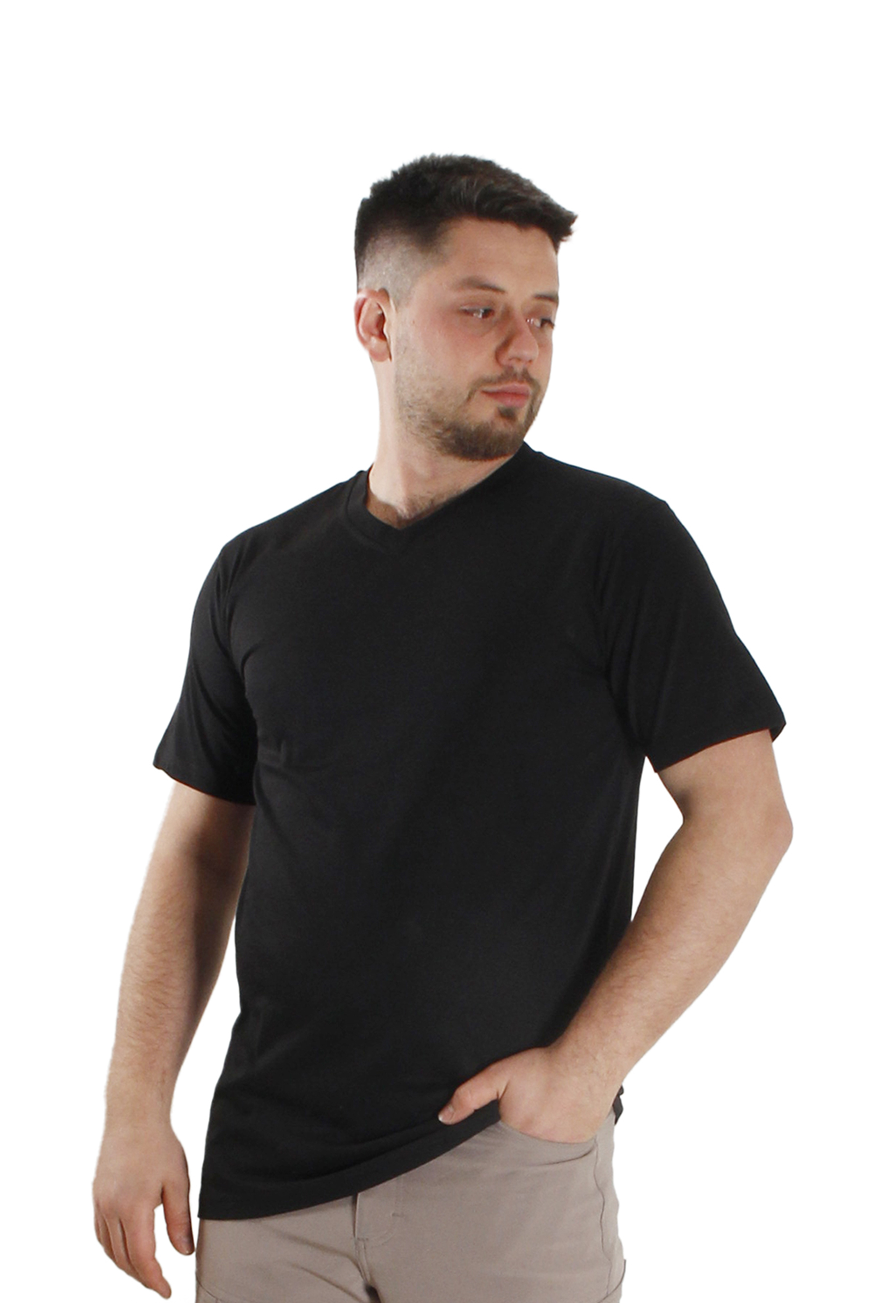 V Yaka T-Shirt