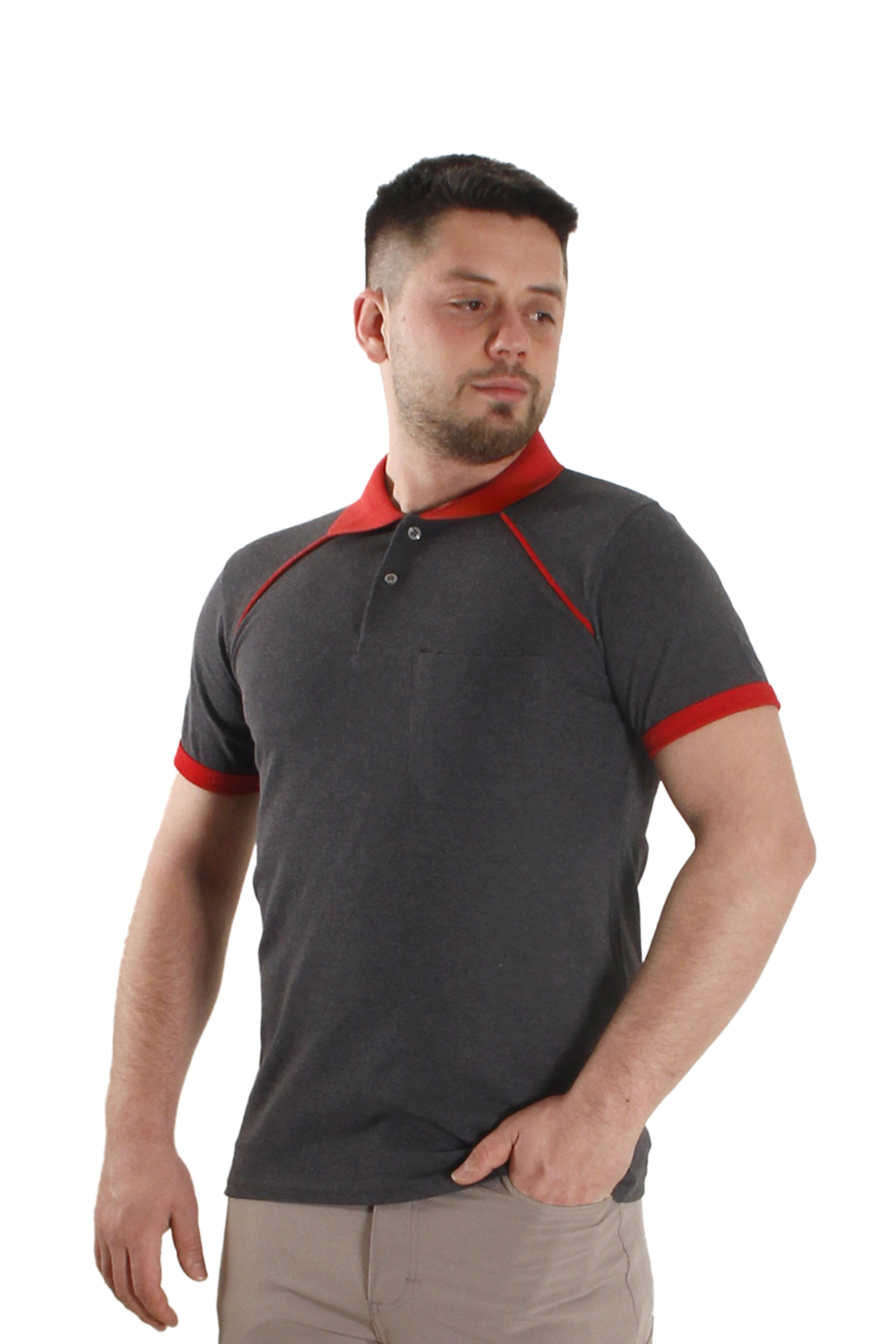 Füme Polo Yaka T-Shirt